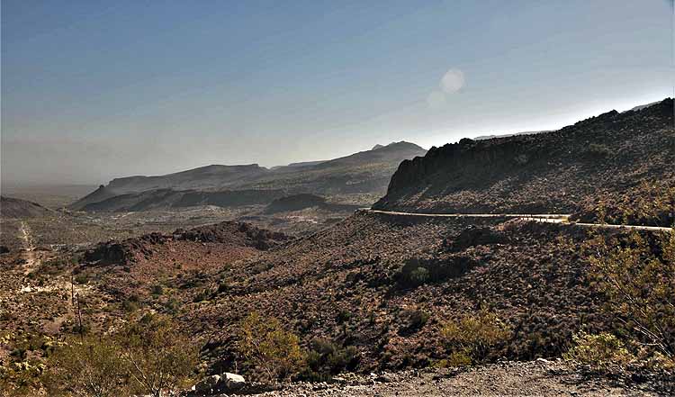 mountainous scenery